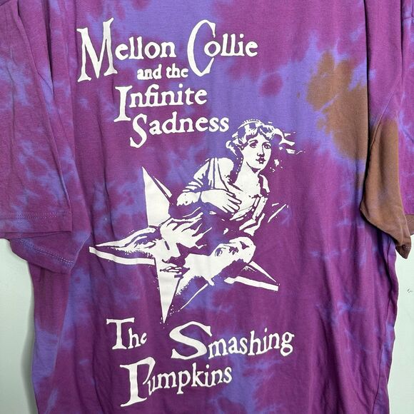 Smashing Pumpkins Mellon Collie & the Infinite Sadness Purple TieDye T-Shirt XXL - Picture 3 of 4